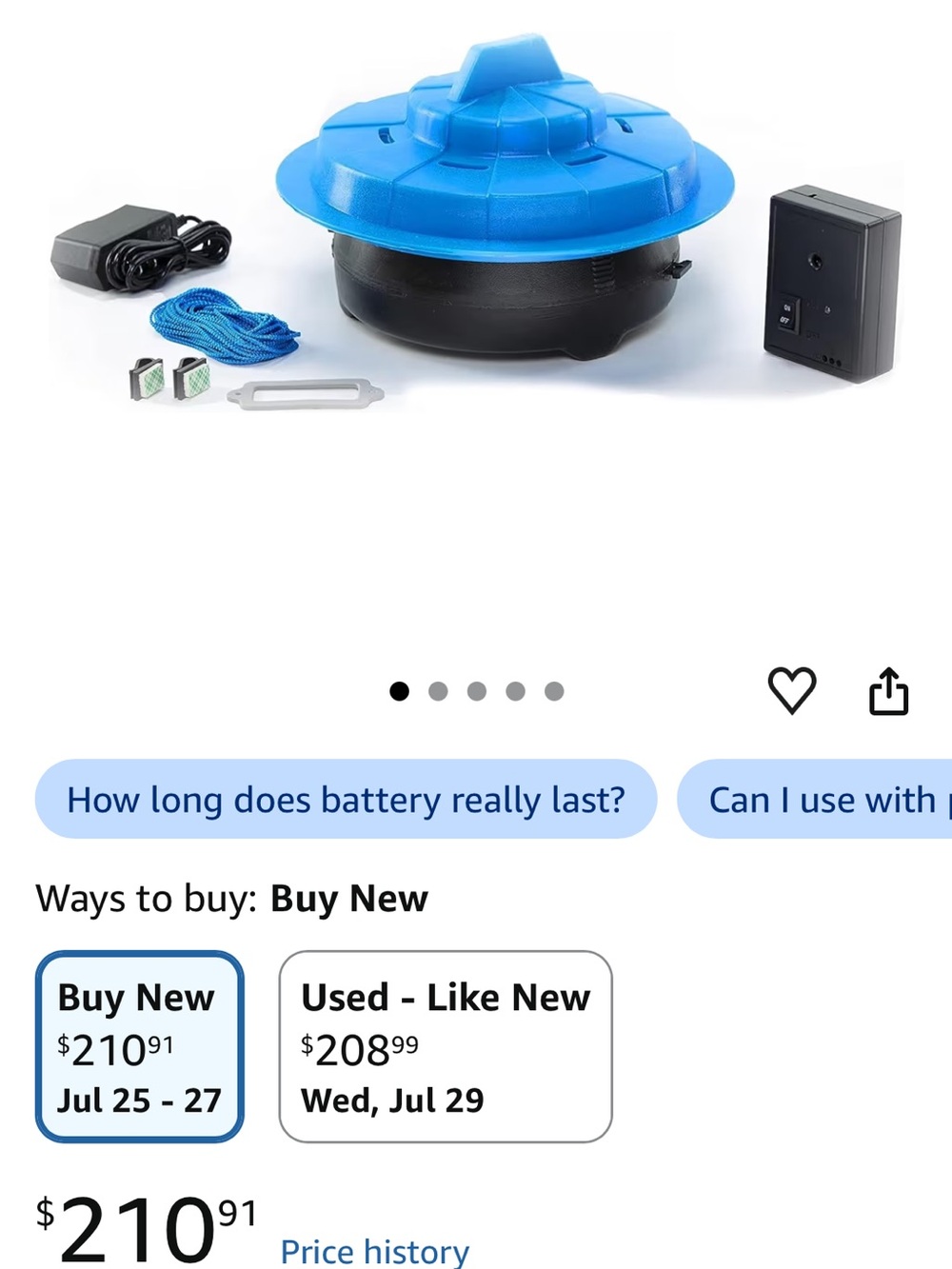 Set of 2 Floating Pool Alarms. 400$ value